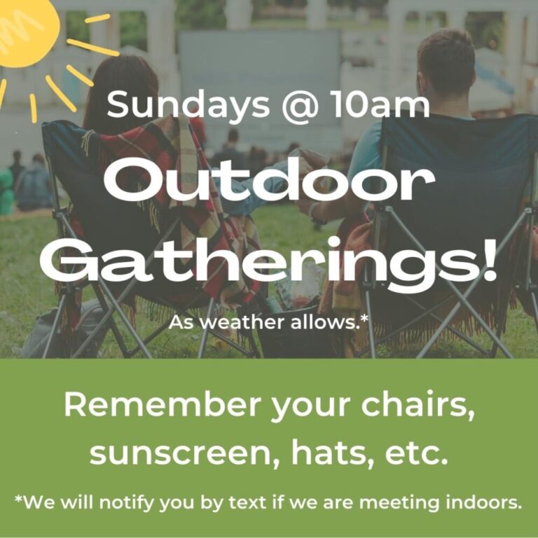 outdoor gatherings this summer